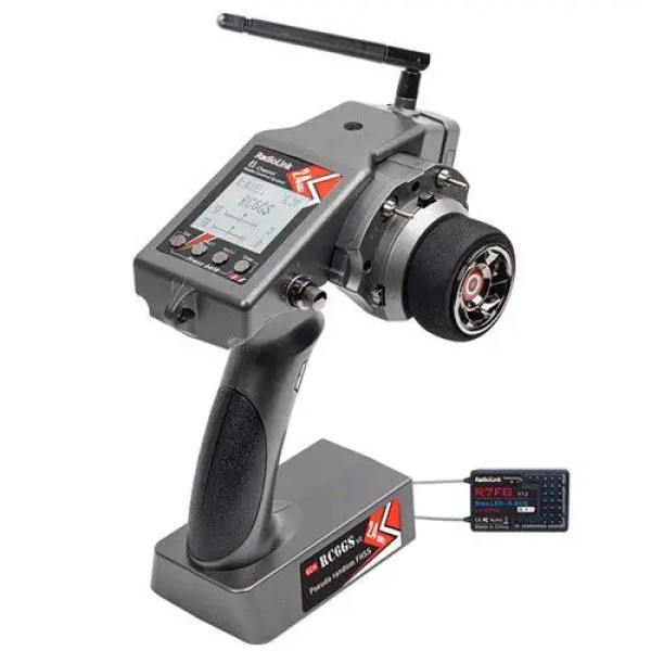 Radiolink RC6GS V2 2.4G 6CH Transmitter With R7FG Receiver for RC Car Boat Model Parts